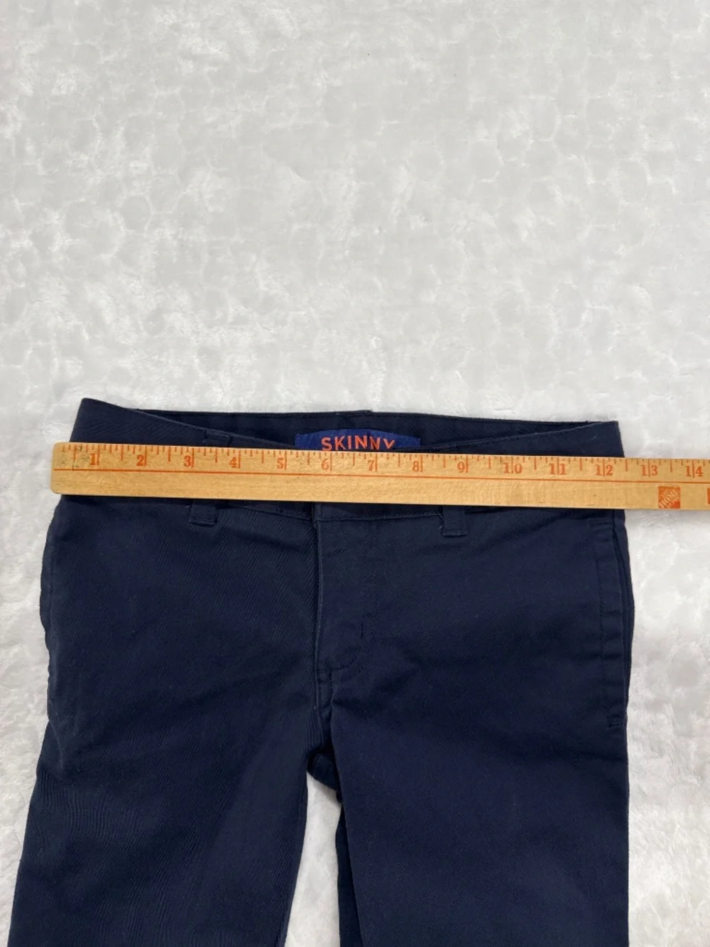 French toast skinny school uniform pants navy blue girl size 7 - Picture 7 of 11